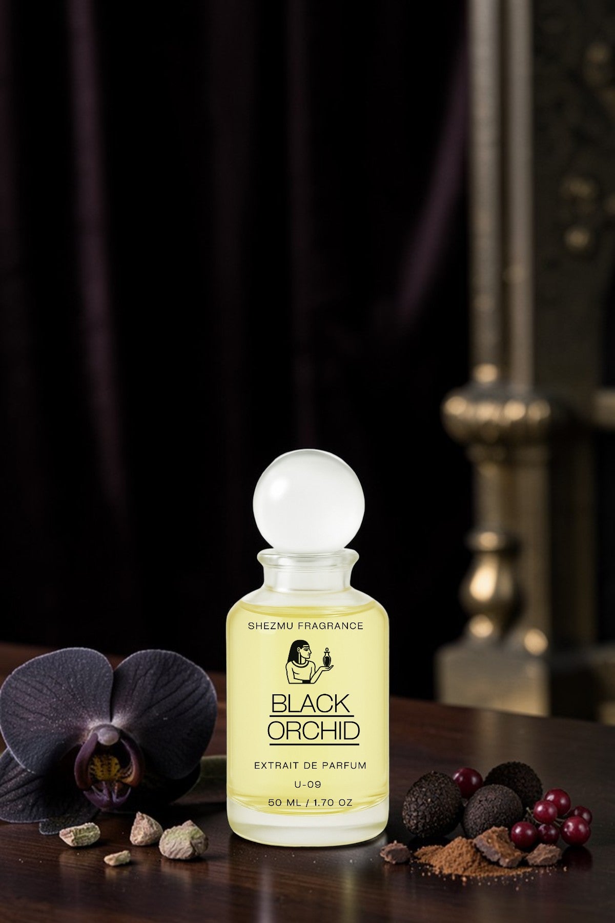 Black Orchid 50 ml Unisex Parfüm - Siyah Trüf, Paçuli ve Koyu Çikolata Notalarını Yansıtan Karanlık Atmosfer Görseli